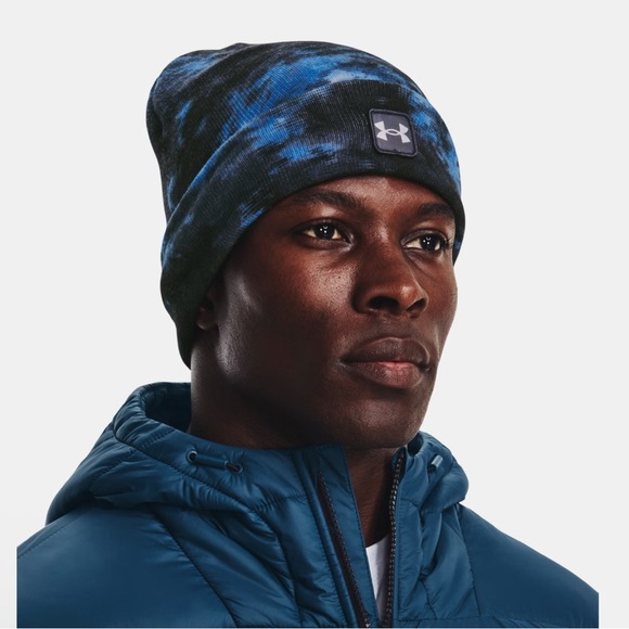 Under Armour Blue Tie Dye Stocking Hat- NWT - Picture 1 of 4